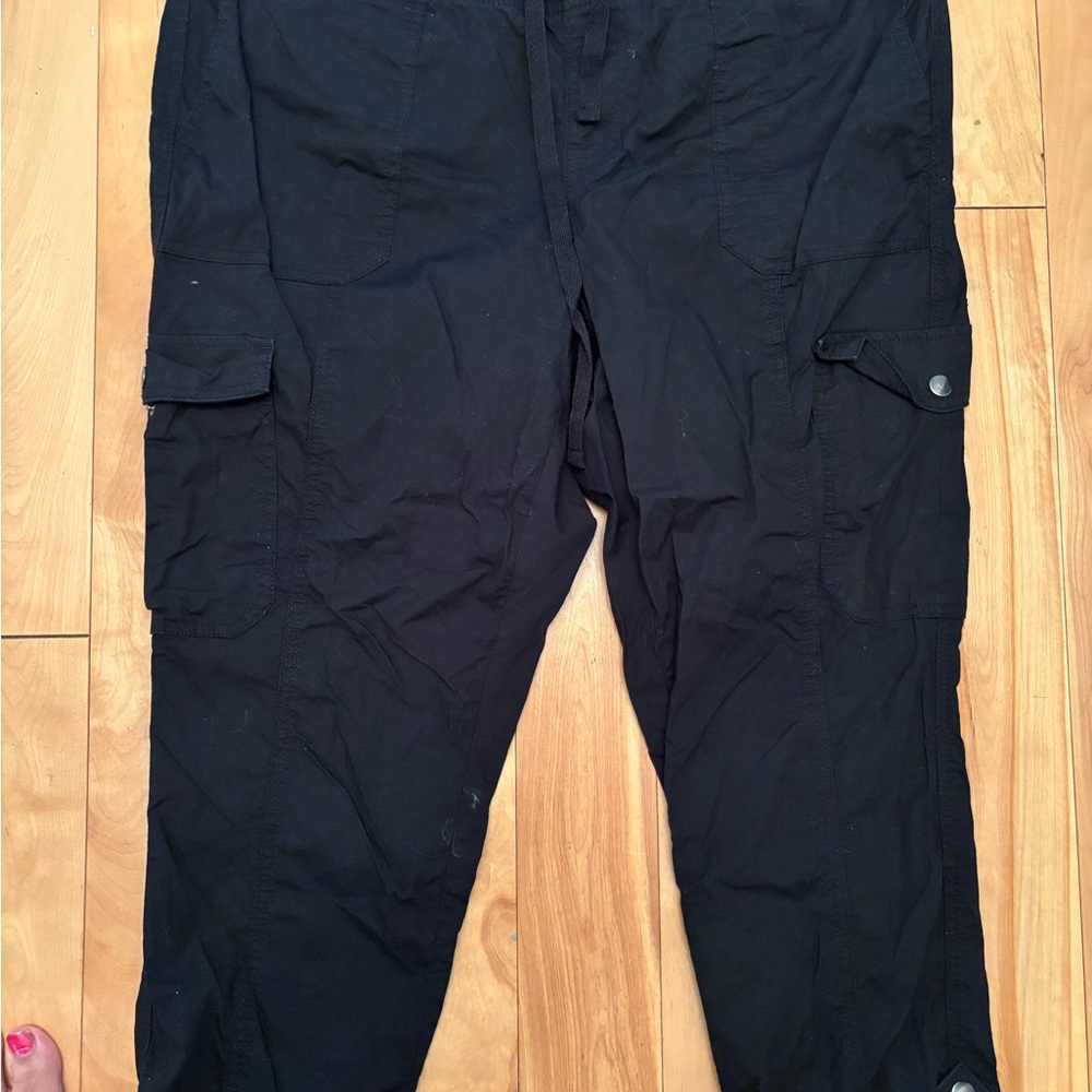 Torrid Black Cargo Capris for Women